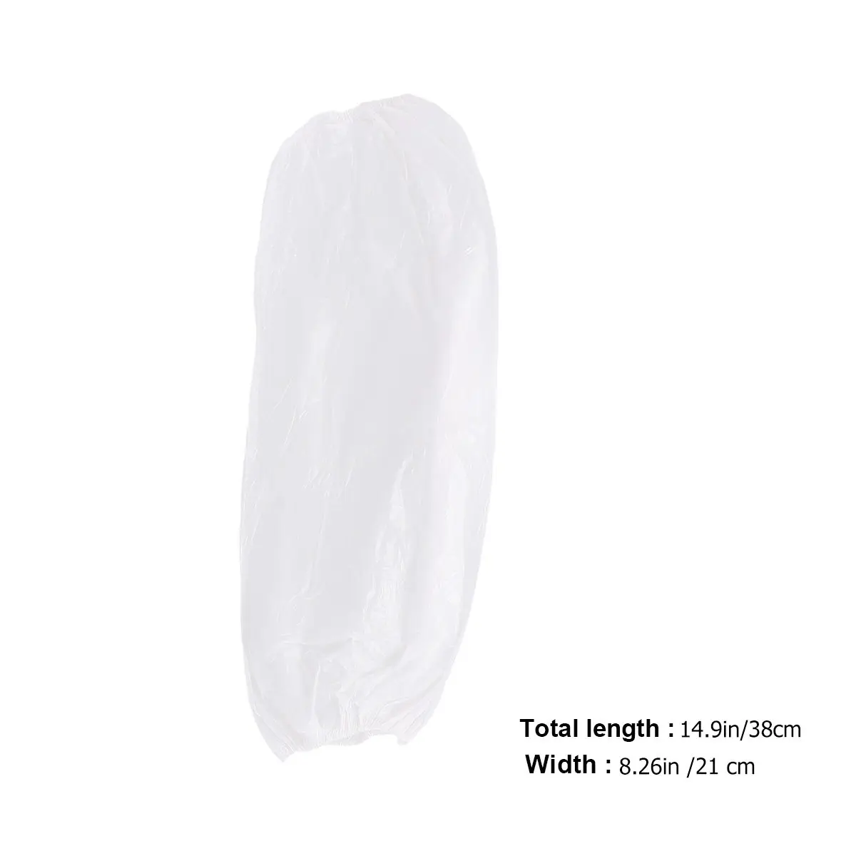 50Pairs Disposable Plastic Tattoo Arm Sleeves Waterproof Oilproof Dustproof Easy on Off Kitchen Cleaning Sleeve for Women Men
