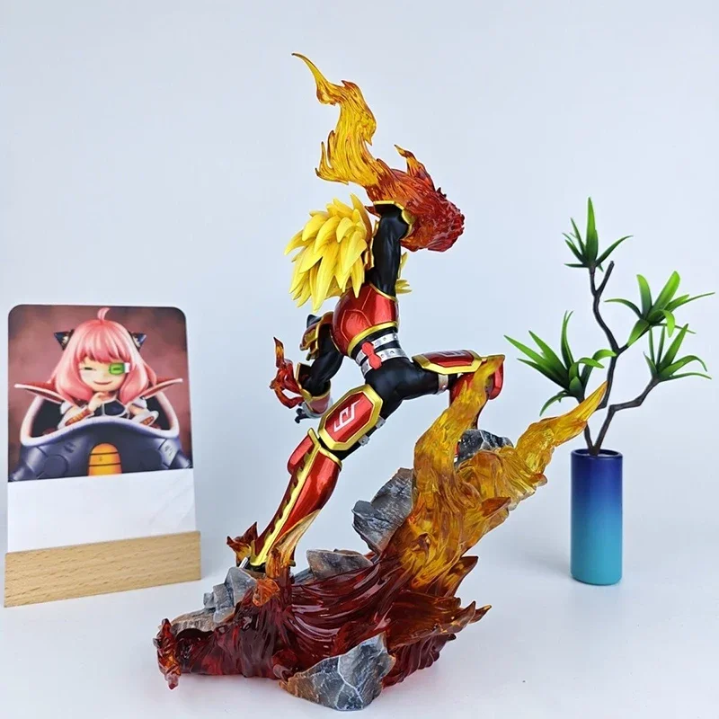 26Cm Nieuwe Digimon Zombie Auto Fire Beast Pop Figuur Animatie Randapparatuur Ornamenten De Vechter Van Vuur Model Speelgoed Verjaardagscadeautjes