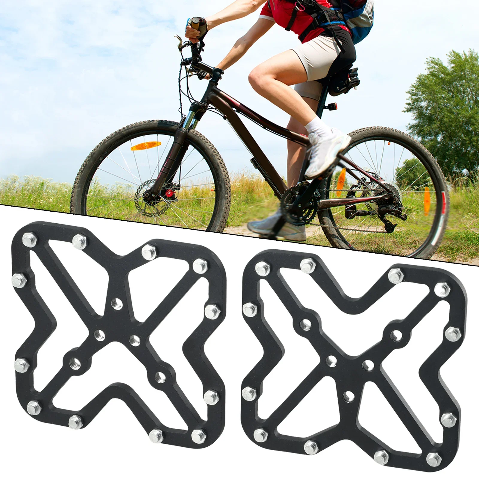 

Reliable Bicycle Pedal Platform Cleats Adapter Compatible with For SPD and For KEO Systems Made from Sturdy Aluminum Alloy