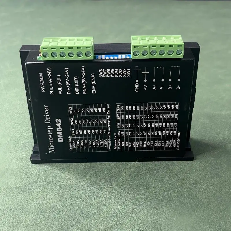 DM542 Stepper Motor Driver 256 Subdivision 4.2A 50V for NEMA17 23 24 CNC 3D Printer High Voltage