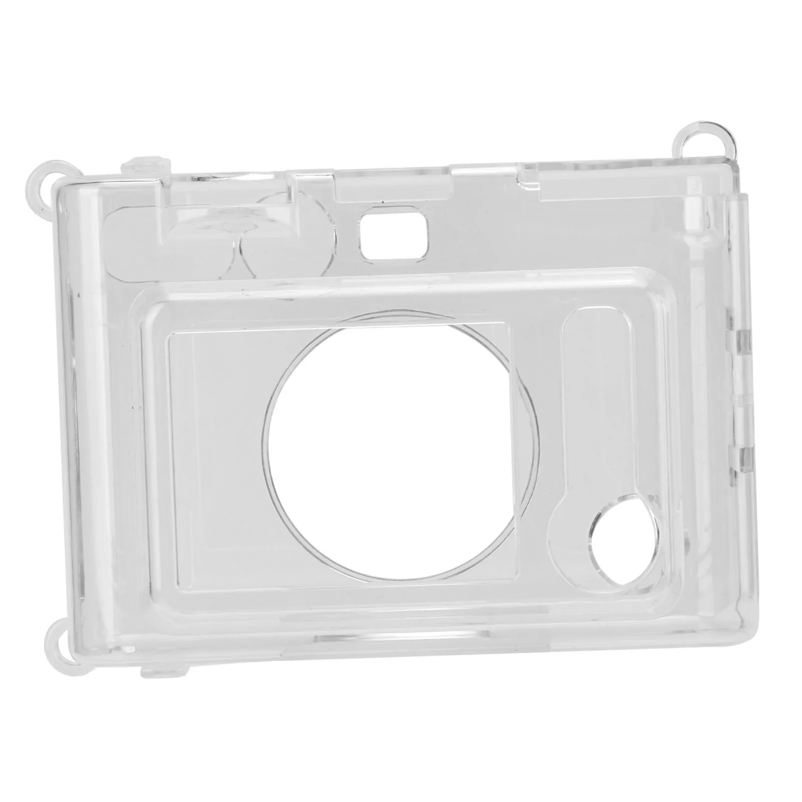 Camera Clear Case Transparent Protective Case with Shoulder Strap for Fujifilm Instax Mini Evo Camera new view 3