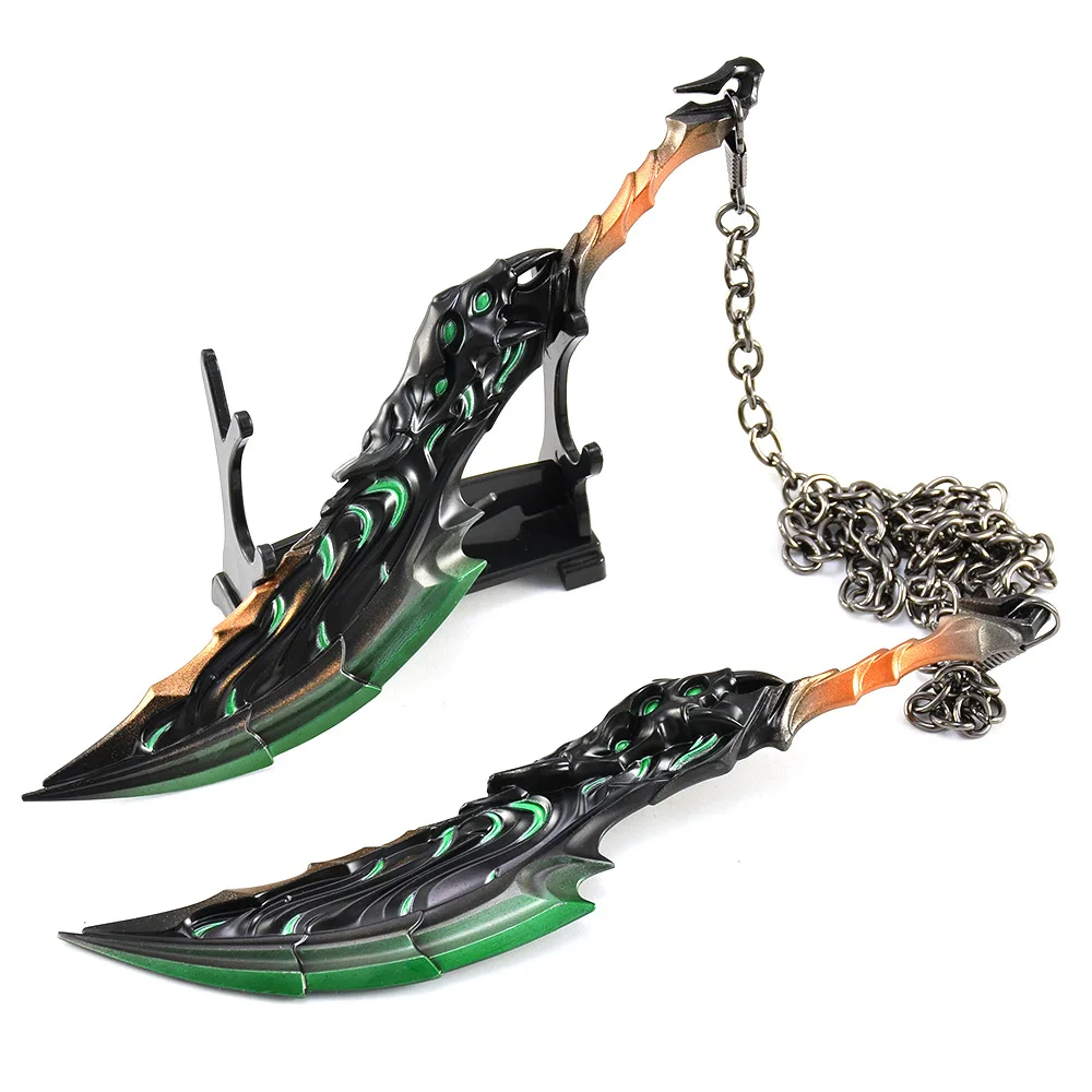Valorant Blades of Primordia Game Peripheral 19cm Metal Melee Trainer Weapon Model Ornaments Karambit Crafts Toys Boys Gifts