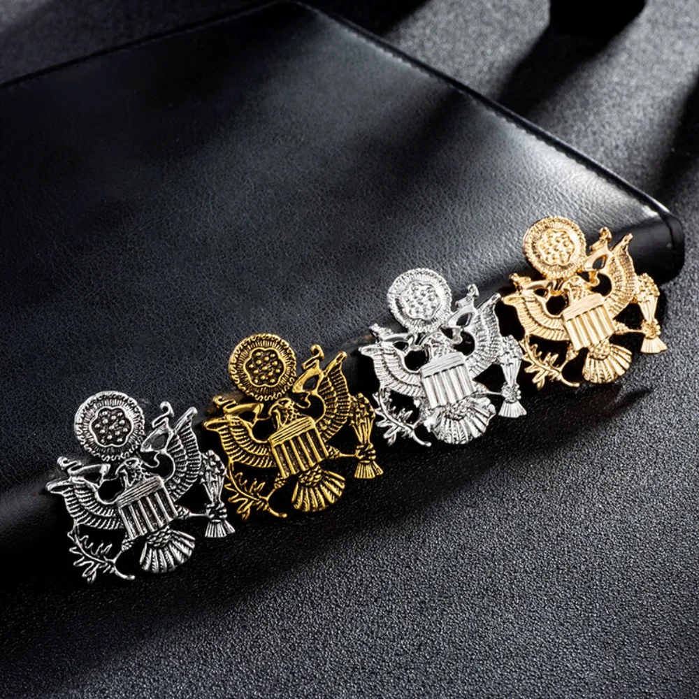 1 قطعة قبعة ضابط الجيش الأمريكي النسر شارة دعوى التلبيب دبوس