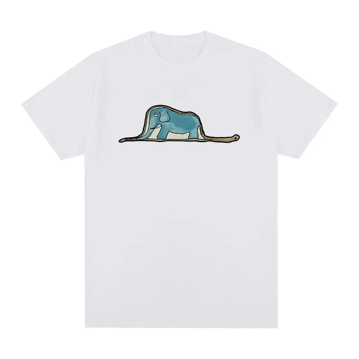 snake swallow elephant Le Petit Little Prince Vintage T-shirt Harajuku Ulzzang Cotton Men T shirt New Tee Tshirt Womens Tops