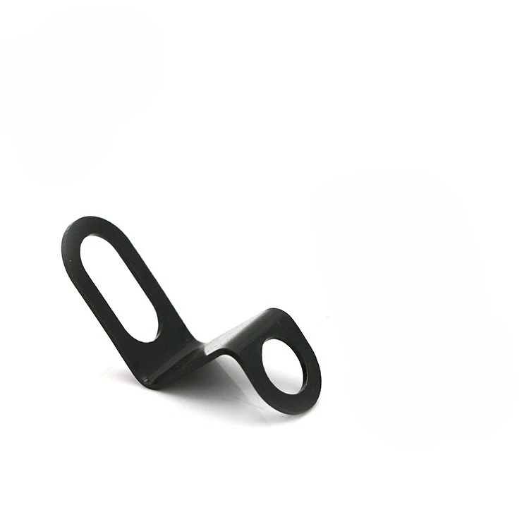 YUNTANMT Gloss black Rear Motorcycle Turn Signal Support Bracket Chopper Bobber For Harley Cafe Racer