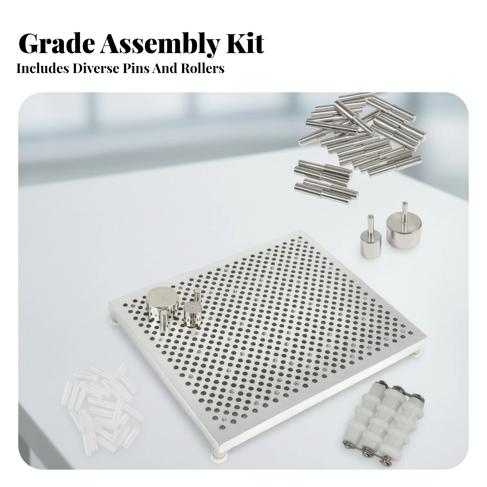Quilling Tool Versatile DIY Winding and Quilling Work Tool Grid Hole Craft Work Board for Jewelry Makers, Cord Wrapping Projects