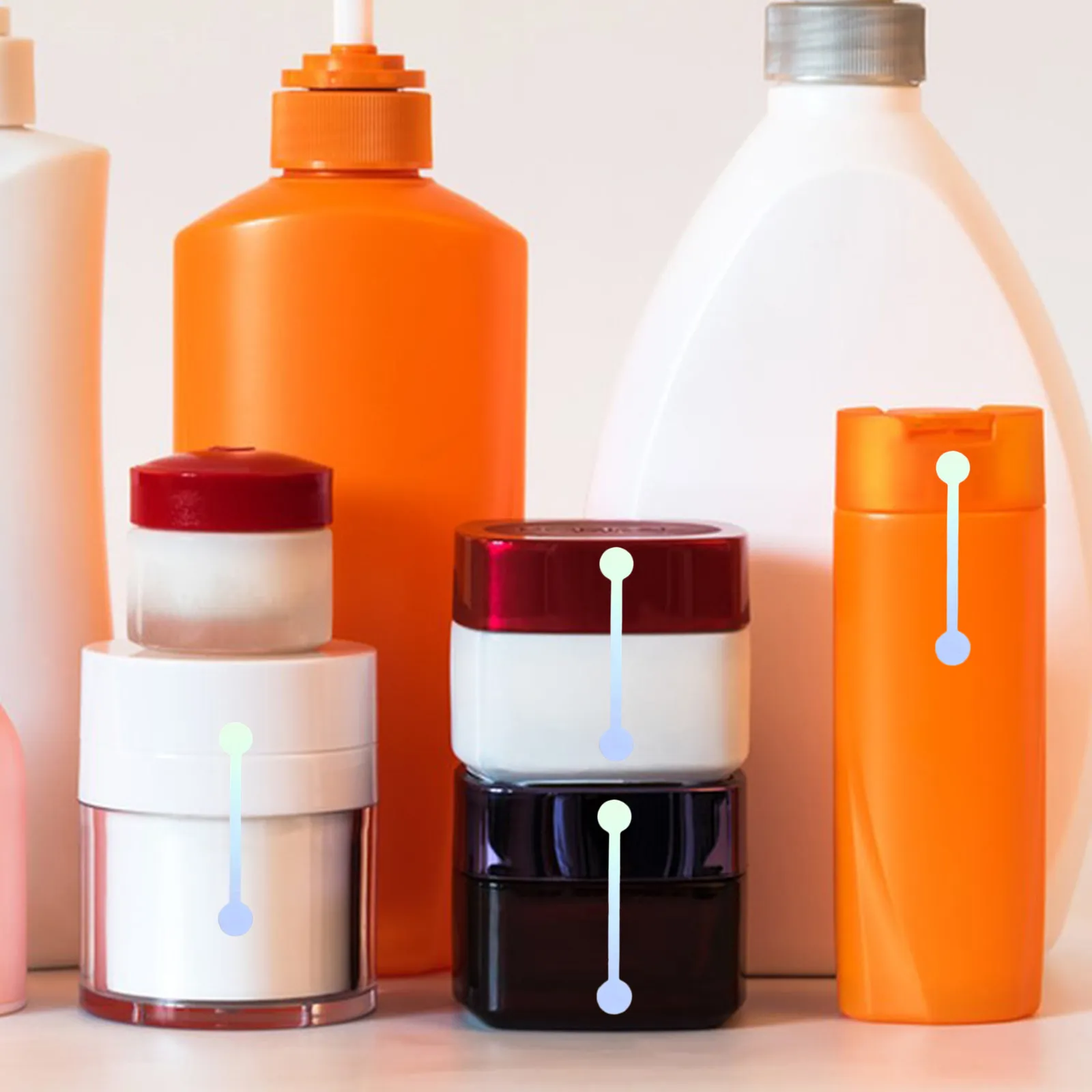 

500 шт. ПВХ-наклейки для запечатывания, защитные клейкие этикетки от вскрытия для упаковки бутылок, коробок и пакетов в косметической индустрии