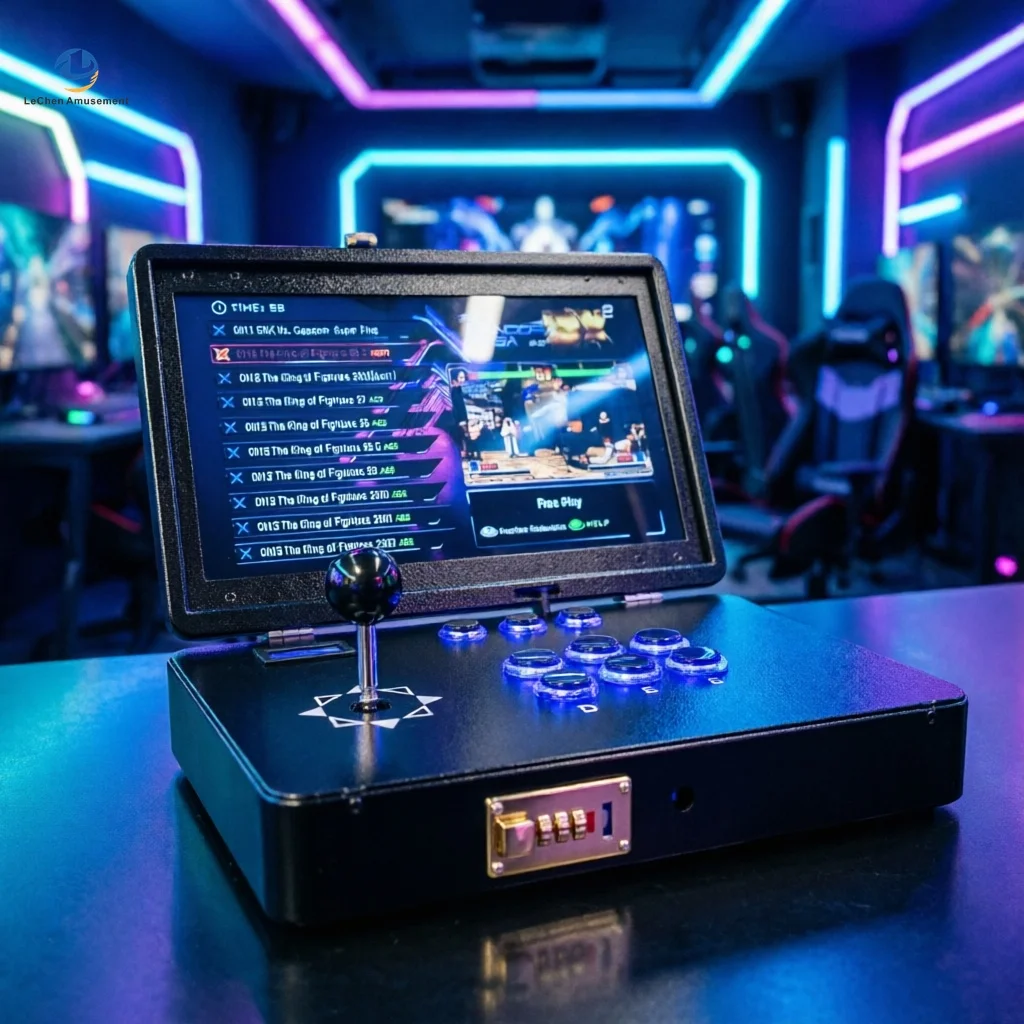 2026 Hot Sale 14 Inch 1 Player  Pandora Box Coin Pusher Arcade Games Us Plug Portable Machine Game Rooms pandora