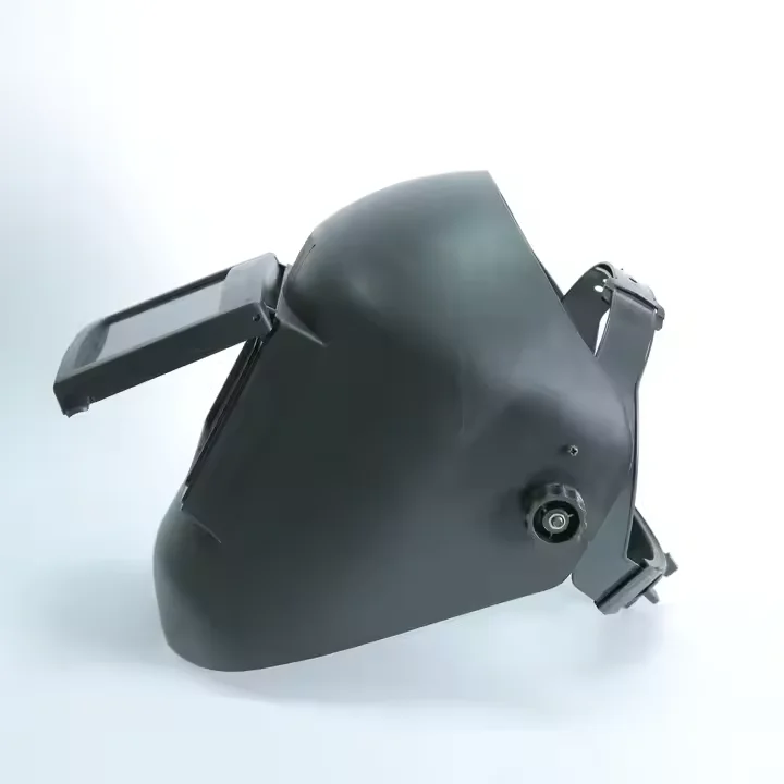 

CE Certified 110x90mm View Area Welding Helmet PP Material Splash-Proof Flip-Up Face Shield for Arc Welding