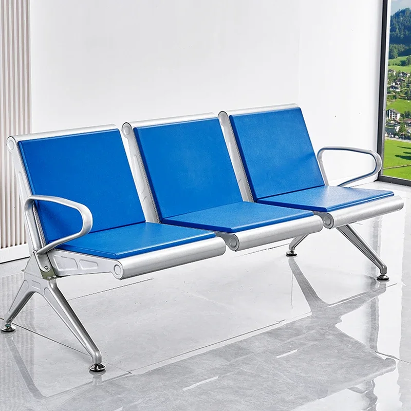 كراسي صف مكونة من ثلاثة أشخاص، كرسي انتظار عيادة المستشفى، كرسي انتظار، مقعد صف عام