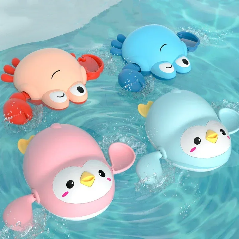 Bath Toys Cute Swimming Toy Toddlers Floating Wind Up Toys for Boy Girl New Born Baby Bathtub Toddler for Preschool Toddler