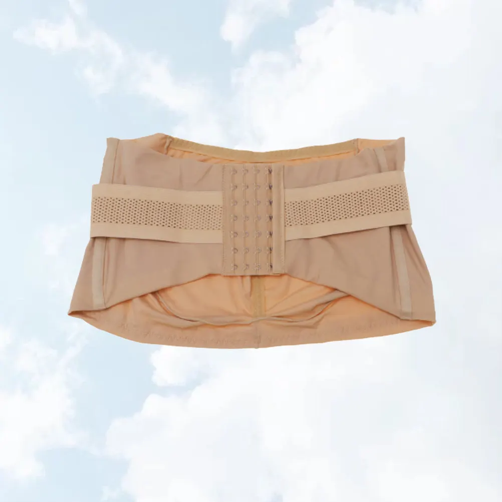 Skin Color Pelvic Correction Belt Size L Breathable Postpartum Hip Recovery Belt Hip Shaper Braces Supports Elastic Soft Cotton