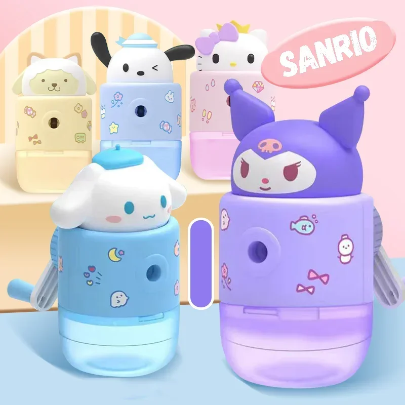 Personaggi Temperamatite a manovella Simpatico Kuromi Hello Kitty Design Scuola Essenziale per Bambini Studenti Regalo