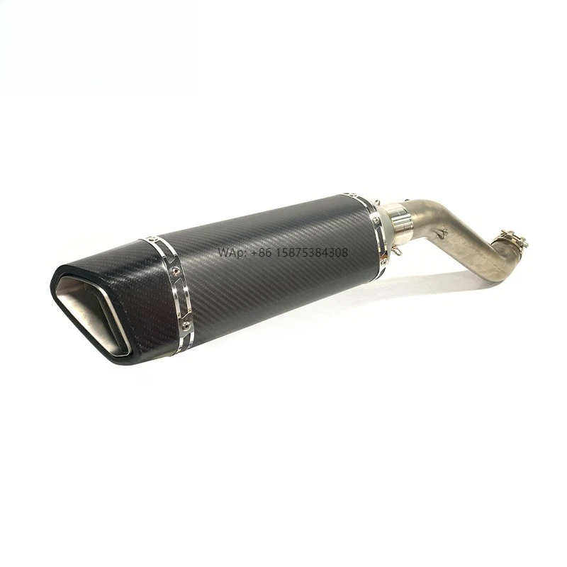 Motorcycle Exhaust Slip-on Pipe for Aprilia RSV4 1000/Tuono V4 Factory 2021+ Exhaust Middle Pipe
