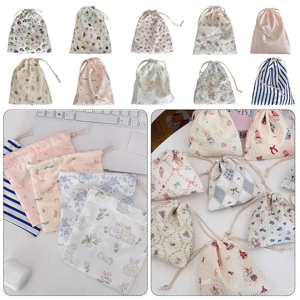 

Creative DIY Gift Bag Large Capacity Multifunction Candy Packaging Bag Fabric Anti Dust Candy Handbag Lipstick
