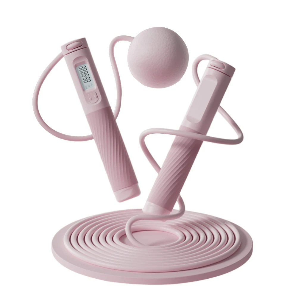 Cordless Jump Rope Non Slip Smart Ball Jump Rope Portable Digital Fitness Jump Rope Multifunction for Indoor Outdoor 4 Cordless Jump Rope Non Slip Smart Ball Jump Rope Portable Digital Fitness Jump Rope Multifunction for Indoor Outdoor 4