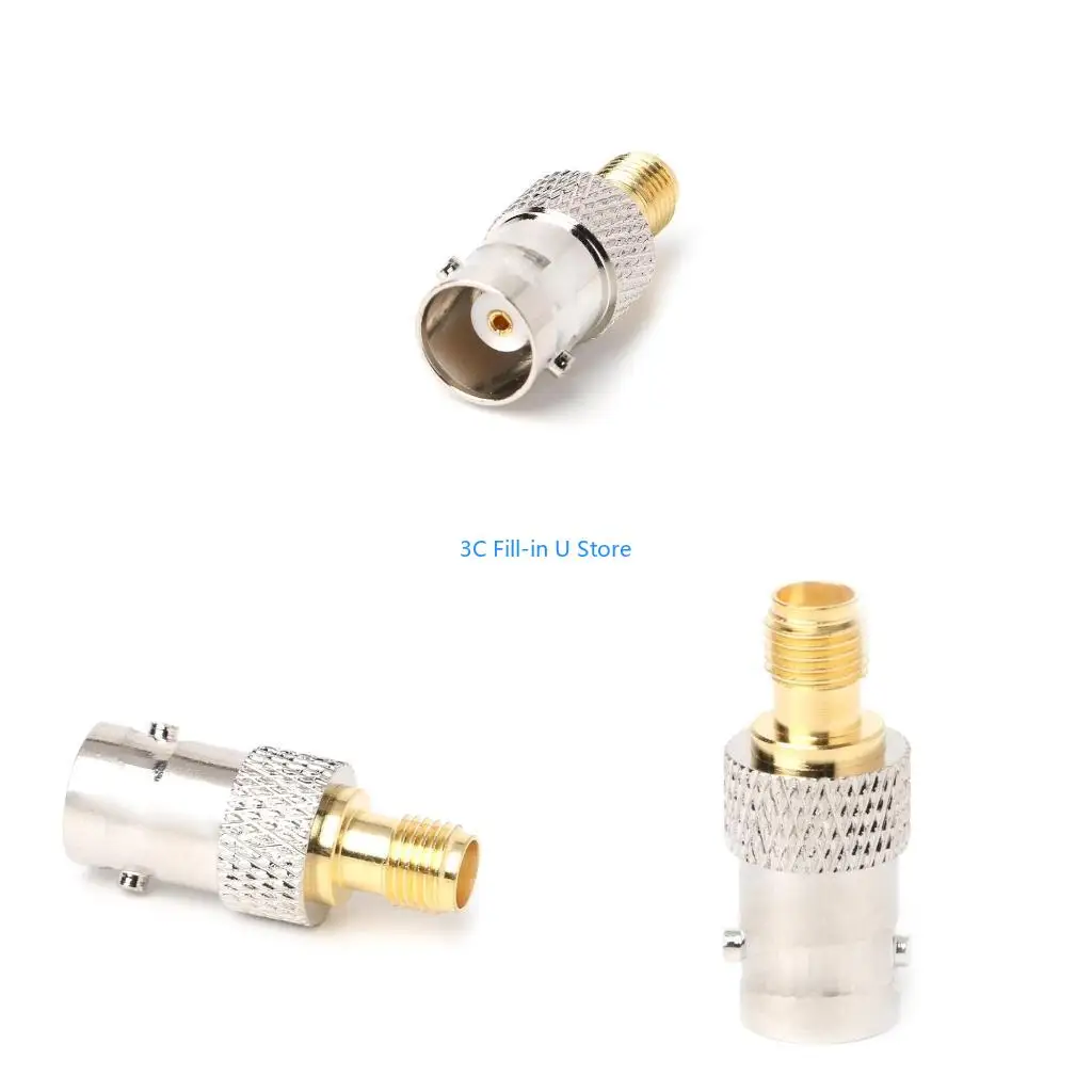 G8TA BNC Female Plug to SMA Female Antenna Adapter Copper Connector Converter