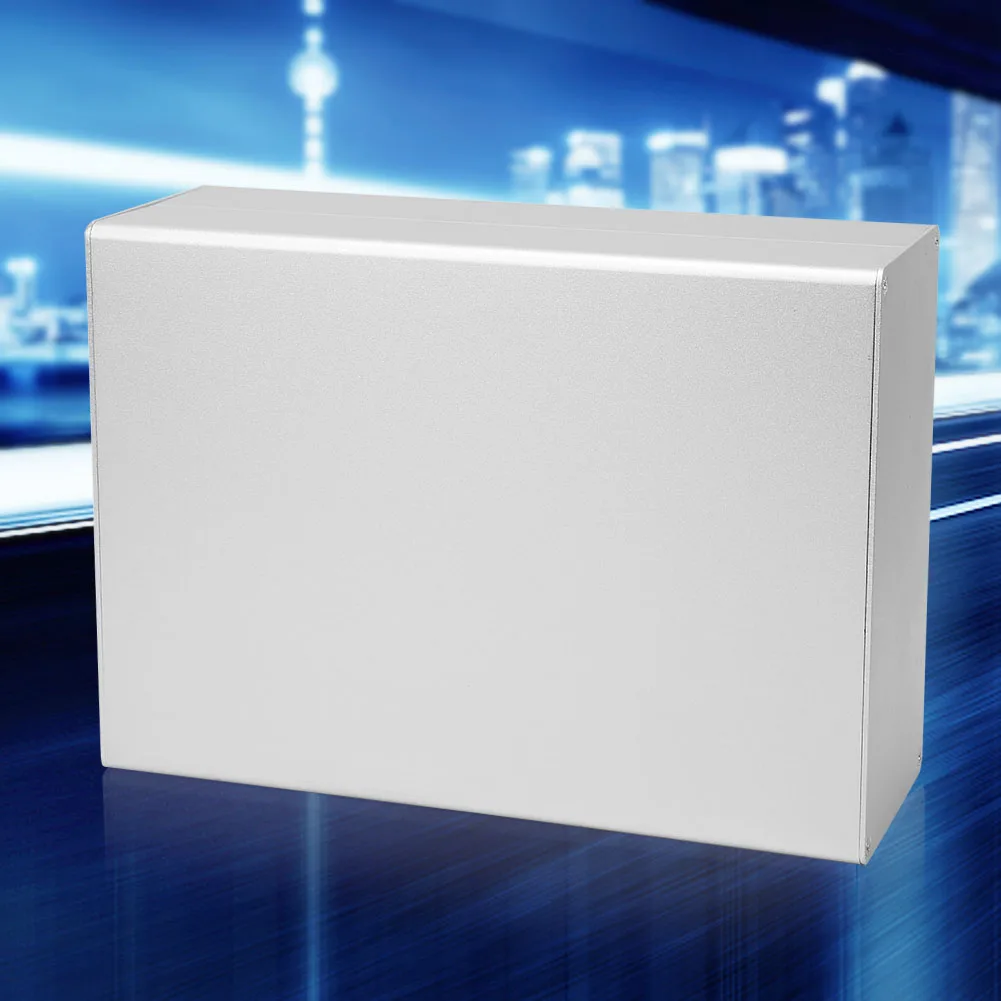 

Алюминиевый корпус для проектов, матовый серебристый, для печатных плат GPRS, 80x160x220 мм, электрический бокс, алюминиевый корпус для проектов