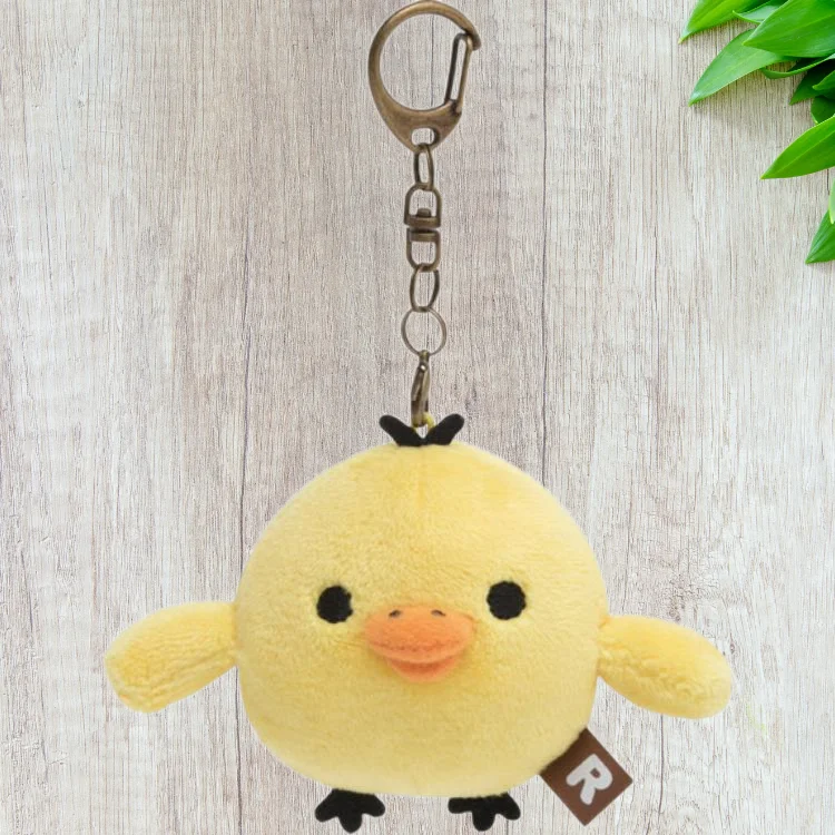 SAN X Rilakkuma Chick Yellow Chicken Dolls Plush Charm Height 6cm 4974413737098