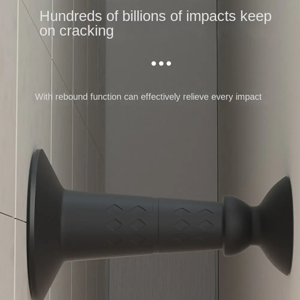 Mute Non-punch Hidden Door Rear Retainer Door Buckle Silicone Door Suction Door Holder Wall Protector Door Stopper