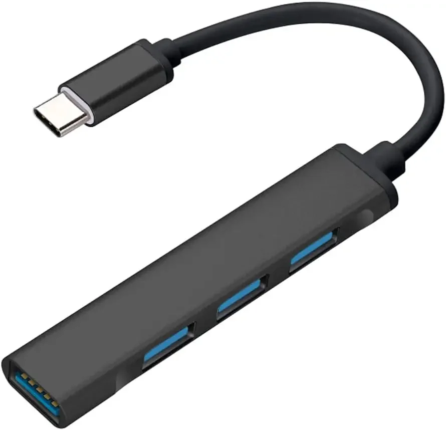 

USB-C Type C to USB 3.0 4 Port Hub Splitter for MacBook Pro/Air, iPad, PC, Chromebook, Phone