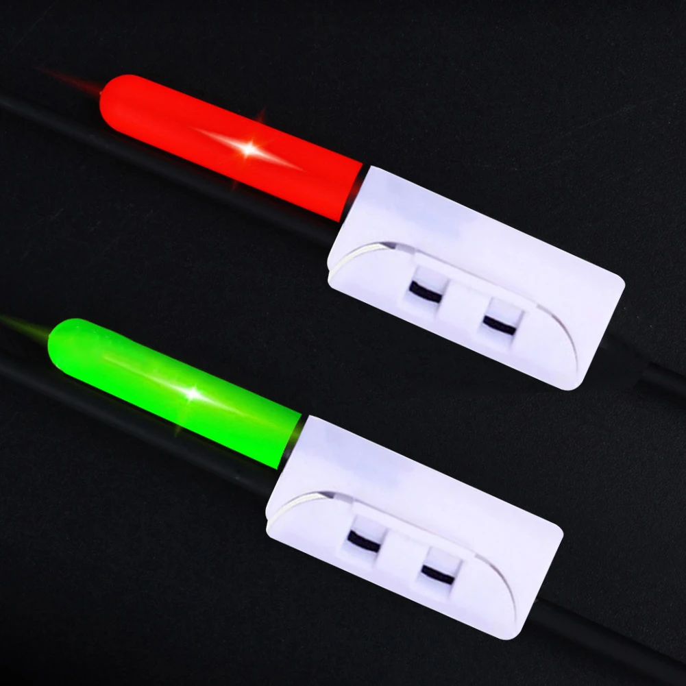 المحمولة مضيئة عصا ضوء لدغة إنذار مؤشر البلاستيك الإلكترونية القطب مصباح قضيب الإضاءة عصا ليلة الصيد الملحقات