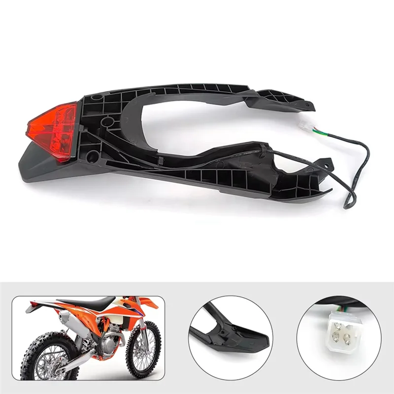 

AR-Motorcycle Taillight Bracket Assembly Tail Light License Plate Holder Turn Signal Lamp Support For EXC EXCF XCW XCFW