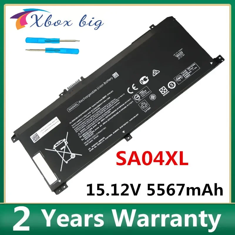 

Аккумулятор SA04XL 15,12 в для HP ENVY X360 15-ds0000na 15-ds0000ur HSTNN-OB1G 15-dr0003TX 15-ds0000nc 15-ds0000ng