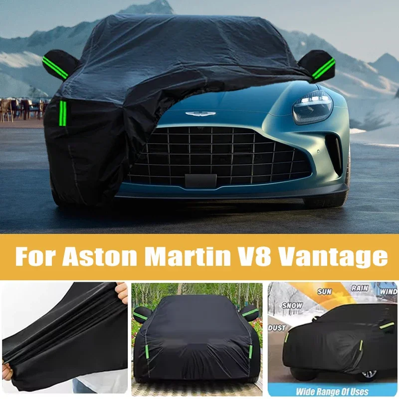 

For Aston Martin V8 Vantage Full Car Cover Four Seasons Outdoor Sun Anti UV Rain Snow Dust Protection Oxford Cloth Accessories