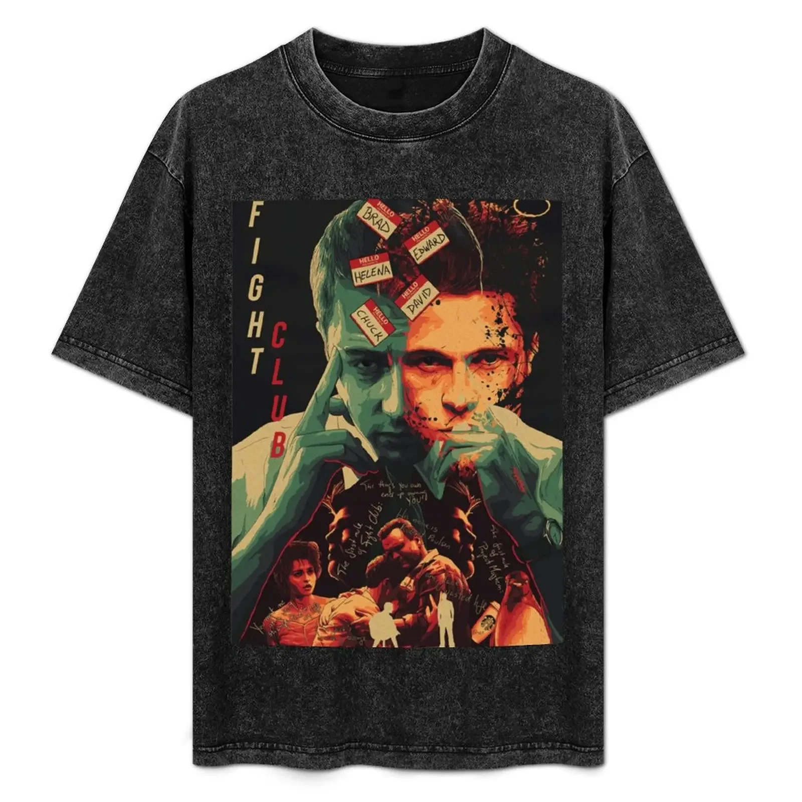

Fight club T-Shirt new edition Short sleeve tee Aesthetic clothing graphic tee shirt clothing for men