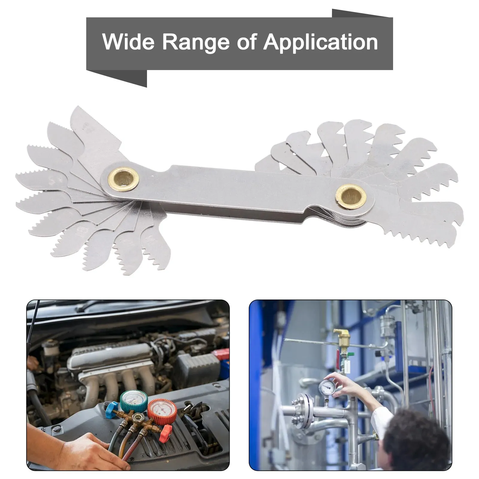 1pc Thread Measuring Gauge With Magnetic Head Rotary Switch 55/60 Degrees) Adjustable Metric Screw Thread Gauge Tools