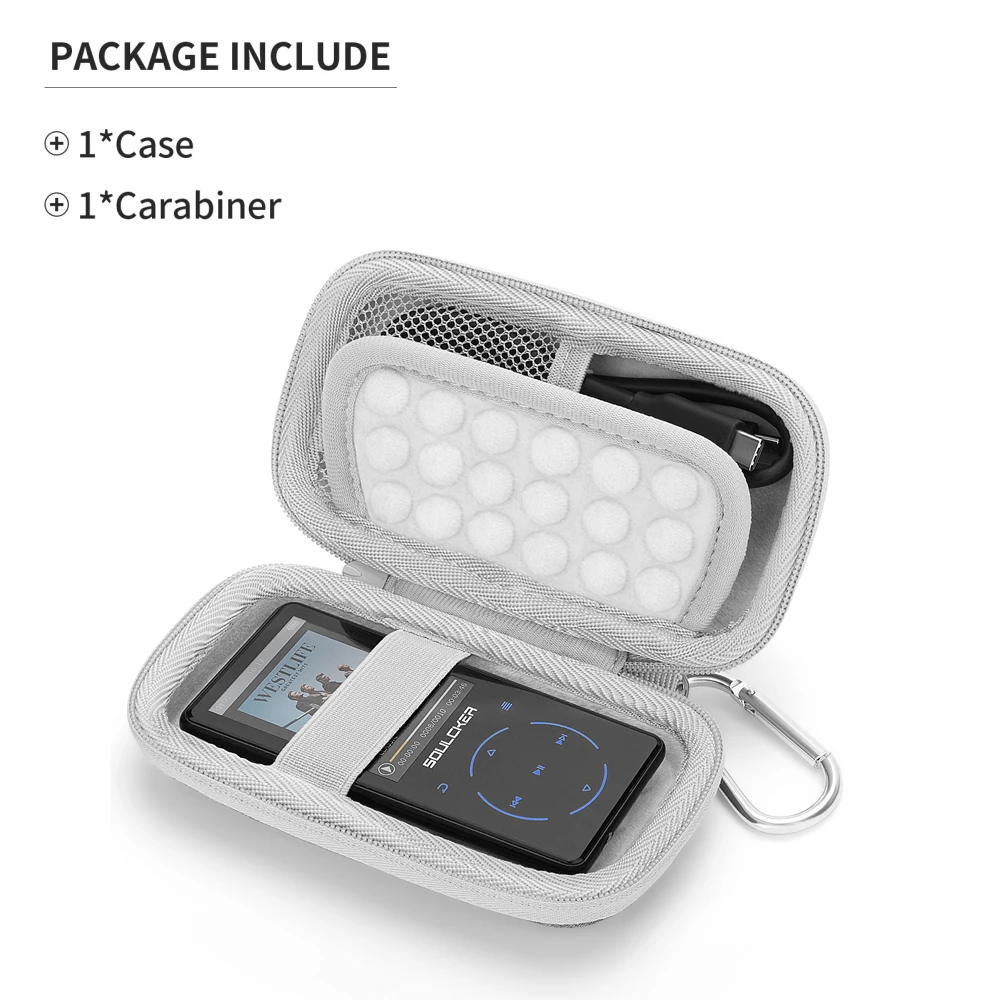 Hard Case for Universal MP3/MP4/SanDisk Extreme Pro/SanDisk Extreme Portable External SSD 1TB/2TB/4TB, Travel Cover Storage Bag