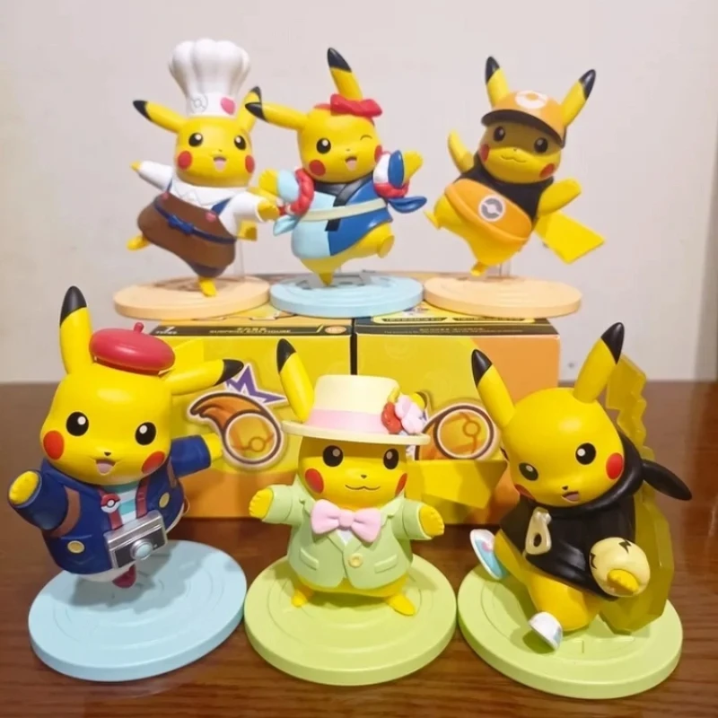 

2025 New Pok é mon Pikachu Grand Assembly Series Pikachu Electronic Server Handheld Blind Box Desktop Ornament Gift