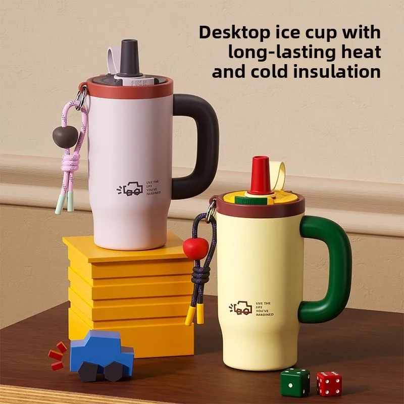 316 insulated cup - High appearance quality Ice King cup - Large capacity with a built-in straw coffee cup