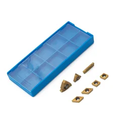 Inserts furt ables pour tour à tige de 12mm, barre d'alésage pour finition de l'acier, CCMT060204 11IR 16ER MGMN200 DCMT070204, 7 pièces par paquet