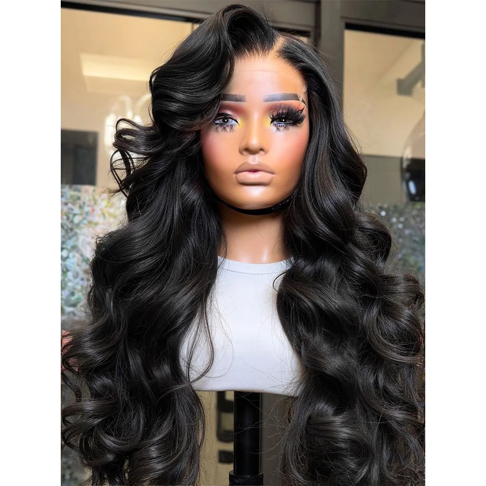 

Парик Body Wave 13x4 с HD-кружевом, 100% натуральные волосы, с закрытием 5x5, предварительно выщипанный, для чернокожих женщин, парик 360 Full Lace Front