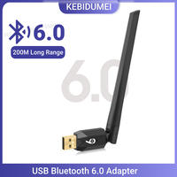 200M USB Bluetooth 6.0 Dongle Adapter for PC Speaker Wireless Mouse Keyboard Music Audio Receiver Transmitter Bluetooth 5.1