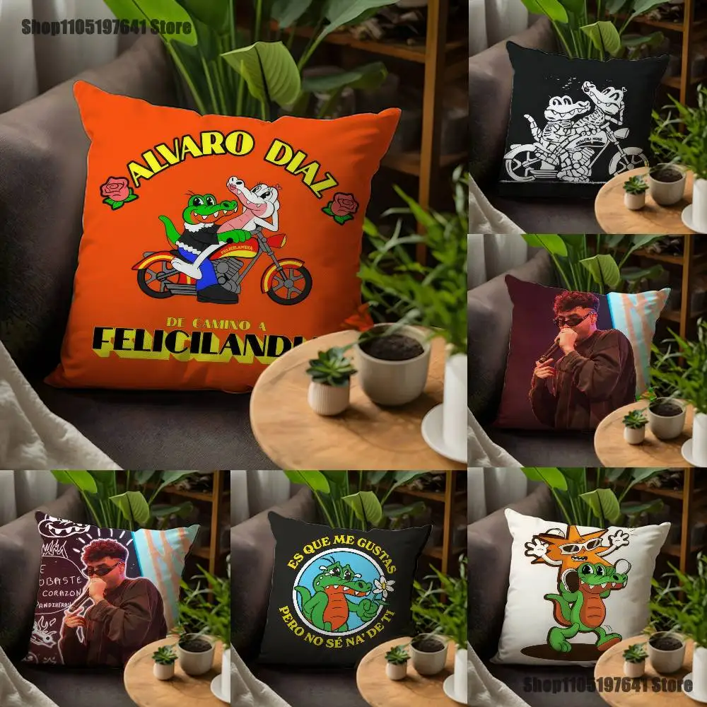 

Singer AlvaroS D-Diaz Pillow Case For Sofa Decor Car Office Room Printing Cushion Cover Decorations and Protector