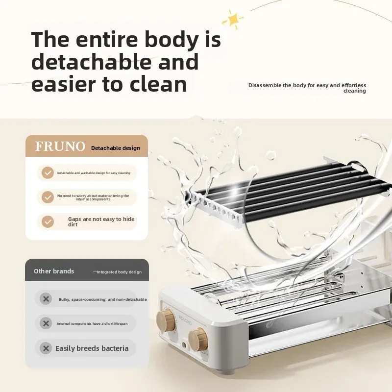 Sausage Grilling Machine Household Mini Automatic Hot Dog Maker Multifunctional Roller Grill for Dormitory