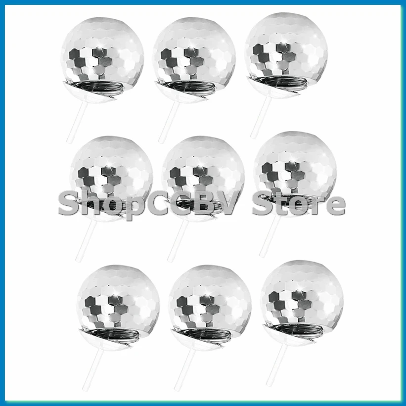 9 PCS Disco Ball Cups, 20 OZ Disco Cups with Straws and Lid, Reusable Flash Ball Tumbler Cocktail Cup for Partys Bar-AD23