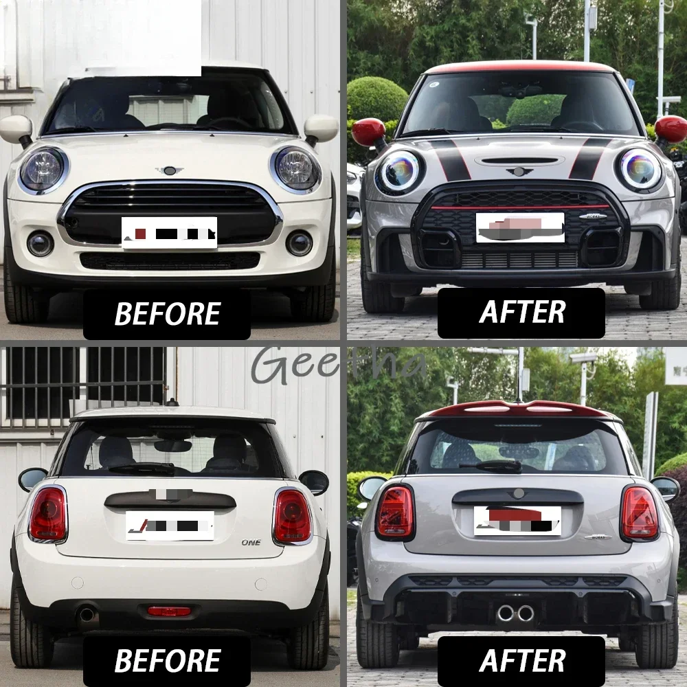 

2022 New Design Body Kit for MINI Coupe Clubman Cabrio F56 F57 F58 14-20 Upgrade to JWC Style PP+ABS Material Bumper Assembly
