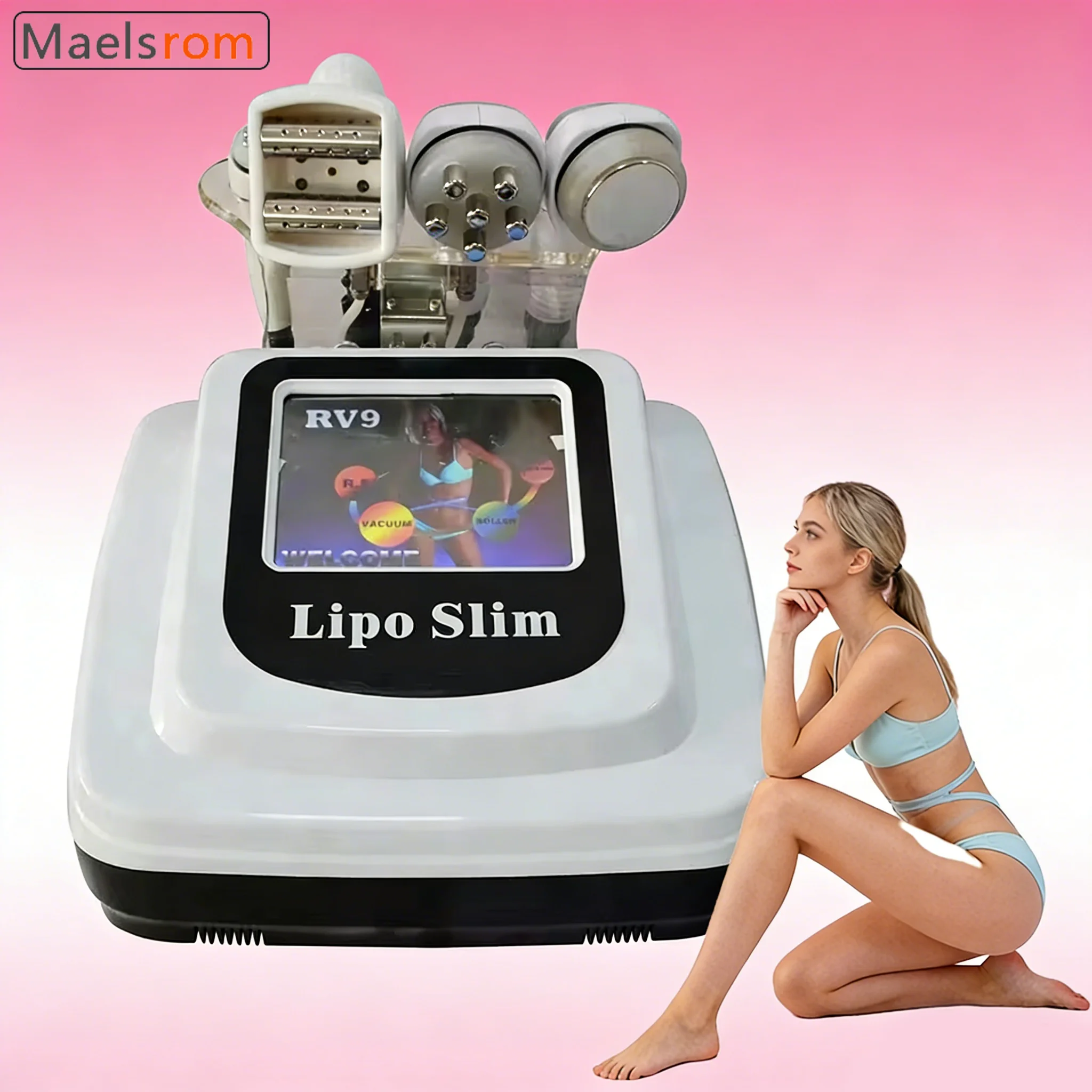 

4-in-1 Vacuum Roller & Ultrasonic Cavitation Machine - Professional Fat Reduction, Body Slimming & Skin Tightening Device Fat