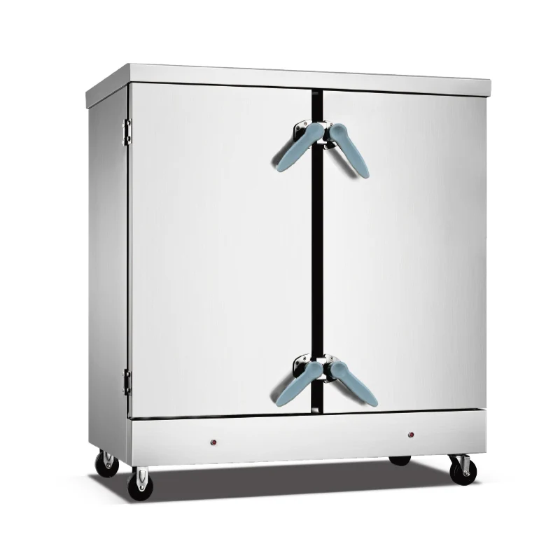 LINKRICH Commercial Electric Double Door Rice Steamer Stainless Steel Cooking Equipment For Hotel And Restaurant