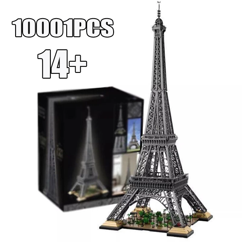 

10001Pcs Eiffel Tower Bulding Blocks 1.5M 10307 Tall Model Bricks PARIS Architecture for Birthday Kids Gifts Toys