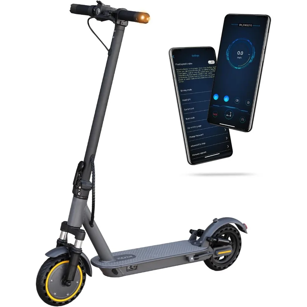 

Electric Scooter, 8.5''/10'' Tires, Max 21-27 Miles Range, 350-500W Motor, Max 19/21 MPH Speed, Dual Braking