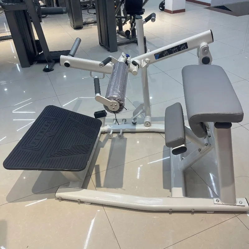 

Commercial Gym Fitness Strength Training Plate Loaded Hip Thrust Bridge Machine Stainless Steel Frame Safety Strong Construction