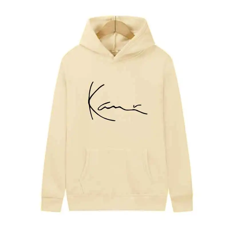 Männer Blau Weiß Mode Trends Hoodie Drucken Casual Streetwear Sport Jogging Sweatshirt Pullover Frühling Herbst Täglich Unisex Tuch – Detail 7