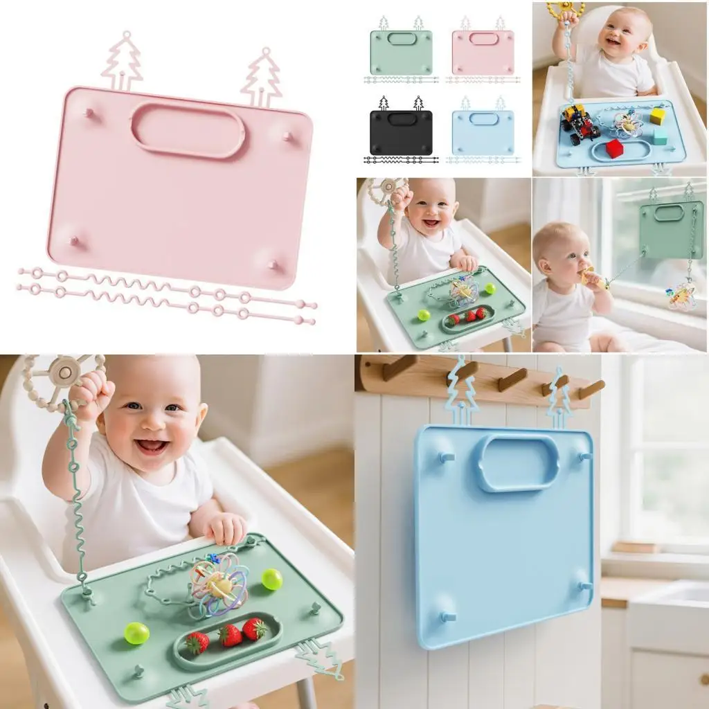 

A5YC многоразовый силиконовый детский ролик с всасывающей базой для безопасного кормления портативного подноса для пищи для и