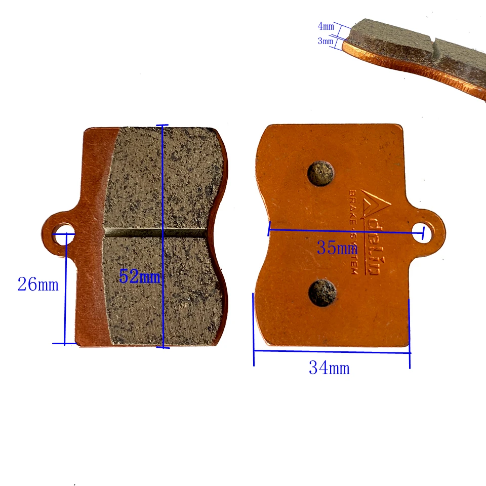 Original Adelin Motorcycle Caliper Brake Pads Set Scooter High performance Brake Caliper Parts for ADL-4 ADL-14 and More