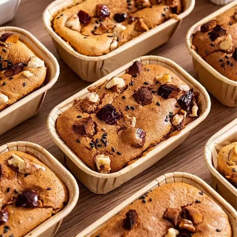 50pcs Cake Baked Crimped Muffin Cup Wedding Party Oil-proof Cake Wrapping Paper High Temperature Resistant Oil Paper Cup